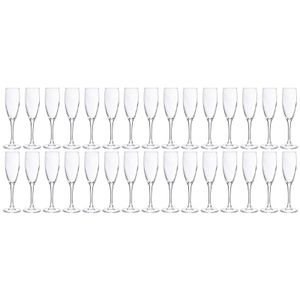 30x Champagneglazen/flutes 190 ml