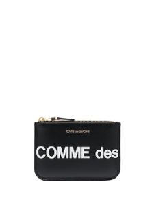 Comme Des Garçons Wallet pochette zippée à logo - Noir