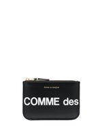 Comme Des Garçons Wallet pochette zippée à logo - Noir - thumbnail