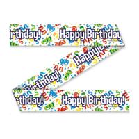 Paperdreams Party tape - happy birthday cartoon 12 m