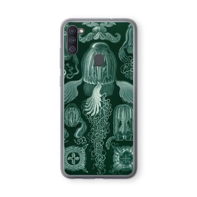 Haeckel Cubomedusae: Samsung Galaxy A11 Transparant Hoesje