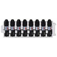 Bosch Accessories 2608522378 2608522378 Schroefbitset Impact Control, 8-delig, met PZ 3, 25 mm 25 mm