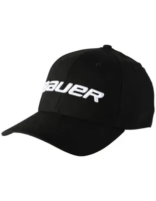 Bauer Core Fitted Cap (zwart) Zwart Sr. L/xl