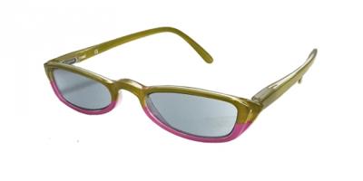 HIP Zonneleesbril groen/roze - +2.5