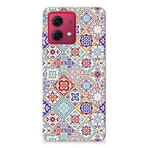 Motorola Moto G84 TPU Siliconen Hoesje Tiles Color