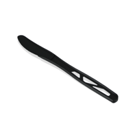 Herbruikbaar mes 180mm CPLA zwart BIO