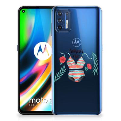 Motorola Moto G9 Plus Telefoonhoesje met Naam Boho Summer Motorola Moto G9 Plus Telefoonhoesje met Naam Boho Summer