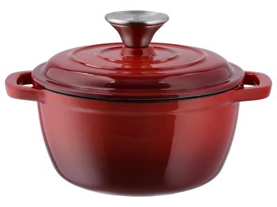 SILVERCREST Gietijzeren pan 16 cm 1,3 L (Rood)
