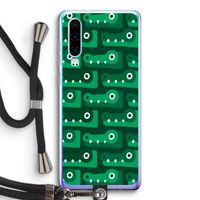 Crocs: Huawei P30 Transparant Hoesje met koord