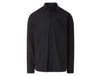 esmara Men Linnen heren overhemd (Zwart, XL)