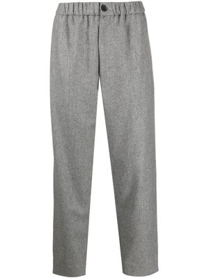 Jil Sander pantalon en laine à coupe droite - Gris