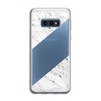 Biggest stripe: Samsung Galaxy S10e Transparant Hoesje