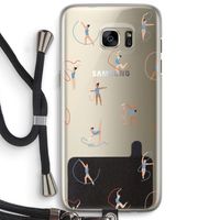 Dancing #3: Samsung Galaxy S7 Edge Transparant Hoesje met koord