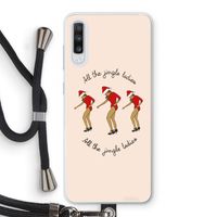 Jingle Ladies: Samsung Galaxy A70 Transparant Hoesje met koord