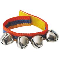 Polsband met 4 bellen Polsband met 4 bellen