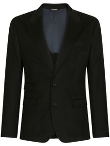 Dolce & Gabbana blazer à simple boutonnage - Noir