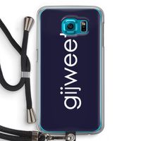 Gijweet: Samsung Galaxy S6 Transparant Hoesje met koord