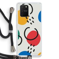 Illustratieve pop 3: Samsung Galaxy S10 Lite Transparant Hoesje met koord