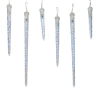 LED icicle display buiten 250cm-76L transparent/koel wit - Lumineo LED icicle display buiten 250cm-76L transparent/koel wit - Lumineo