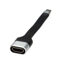 Roline 12.03.3212 USB-C-displaykabel USB-C / HDMI Adapterkabel USB-C stekker, HDMI-A-bus 0.13 m Zwart - thumbnail
