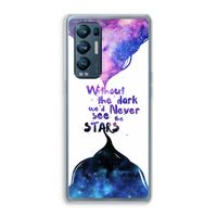 Stars quote: Oppo Find X3 Neo Transparant Hoesje