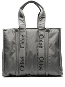 Chloé grand sac cabas Woody - Gris