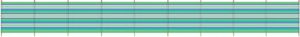 Yello Windscherm 10 palen 120 x 610 cm groen/blauw