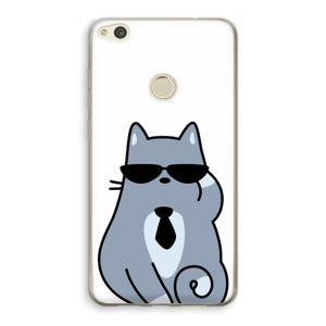 Cool cat: Huawei Ascend P8 Lite (2017) Transparant Hoesje