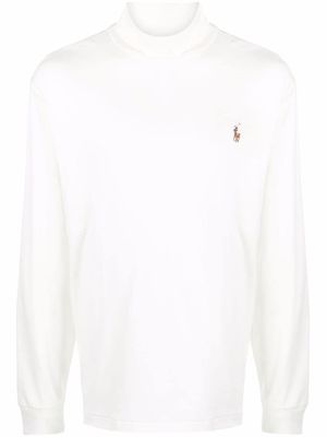 Polo Ralph Lauren sweat à logo Polo Pony brodé - Blanc