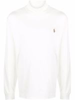 Polo Ralph Lauren sweat à logo Polo Pony brodé - Blanc