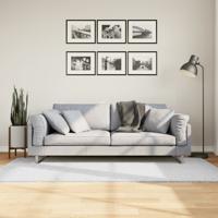 VidaXL Vloerkleed oviedo laagpolig 100x200 cm grijs