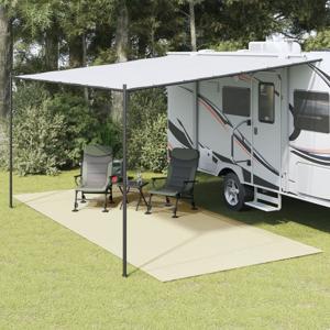 VidaXL Tenttapijt 5,5x2,5 m crèmekleurig