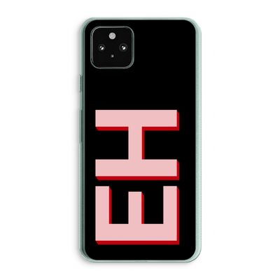 Monogram: Google Pixel 5a 5G Transparant Hoesje