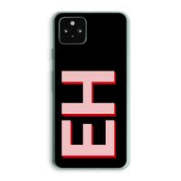 Monogram: Google Pixel 5a 5G Transparant Hoesje