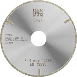 PFERD 68411238 D1A1R 115-2-22,23 D 427 GAG Diamanten doorslijpschijf Diameter 115 mm Boordiameter 22.23 mm Duroplast, Technisch keramiek 1 stuk(s)