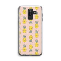 Ananas: Samsung Galaxy J8 (2018) Transparant Hoesje