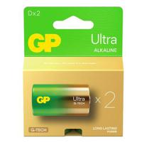 GP Ultra G-Tech LR20/D Batterijen - 2 stuks.