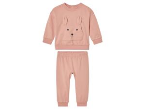 lupilu Baby joggingpak 2-delig (86/92, Lichtroze)