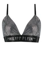 Philipp Plein soutien-gorge à ornements en strass - Argent