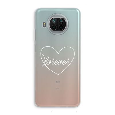 Forever heart pastel: Xiaomi Mi 10T Lite 5G Transparant Hoesje