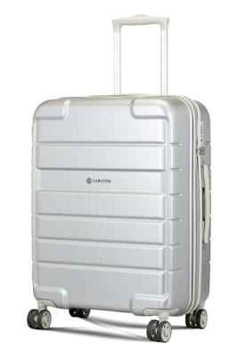 Carlton Tornado NXT Spinner Case 67cm - Ruimbagage Koffer - 56L - Silver