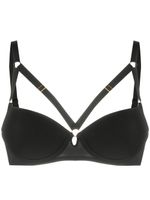 Maison Close soutien-gorge à bretelles multiples - Noir