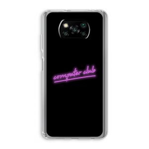 Vice Black: Xiaomi Poco X3 NFC Transparant Hoesje