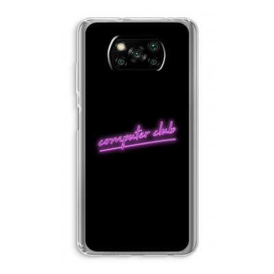 Vice Black: Xiaomi Poco X3 NFC Transparant Hoesje