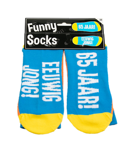 Funny socks 65 jaar