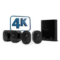 ARLO Ultra 2 Spotlight 4cam Kit black VMS5440B-200EUS IP-Bewakingsset WiFi Met 4 cameras 3840 x 2160 Pixel - thumbnail