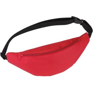 Heuptasje/buideltasje - rood - 35 x 15 cm - Festivaltasjes outdoor - Fanny pack - polyester