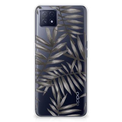 OPPO A53 5G | OPPO A73 5G | TPU Case | Leaves Grey
