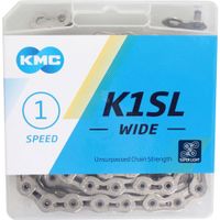 KMC Ketting K1SL 1/8 wide silver 100s - thumbnail