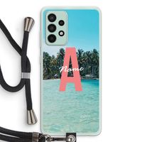 Pacific Dream: Samsung Galaxy A52s 5G Transparant Hoesje met koord Pacific Dream: Samsung Galaxy A52s 5G Transparant Hoesje met koord